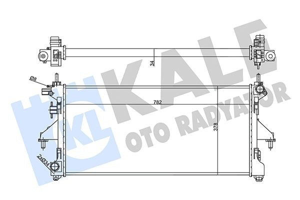 Fiat Ducato III Su radyatörü